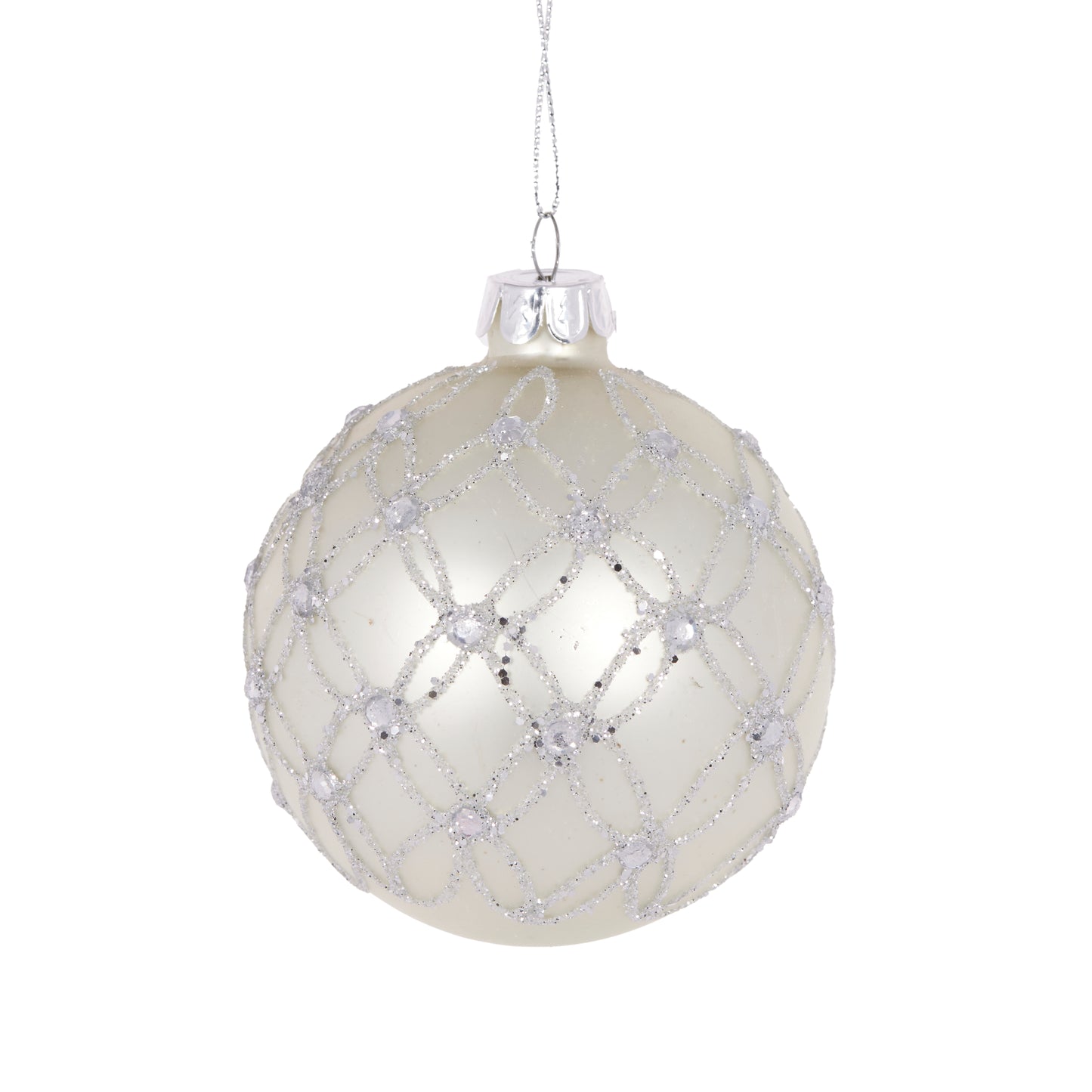 Silver Victorian Jewel Bauble