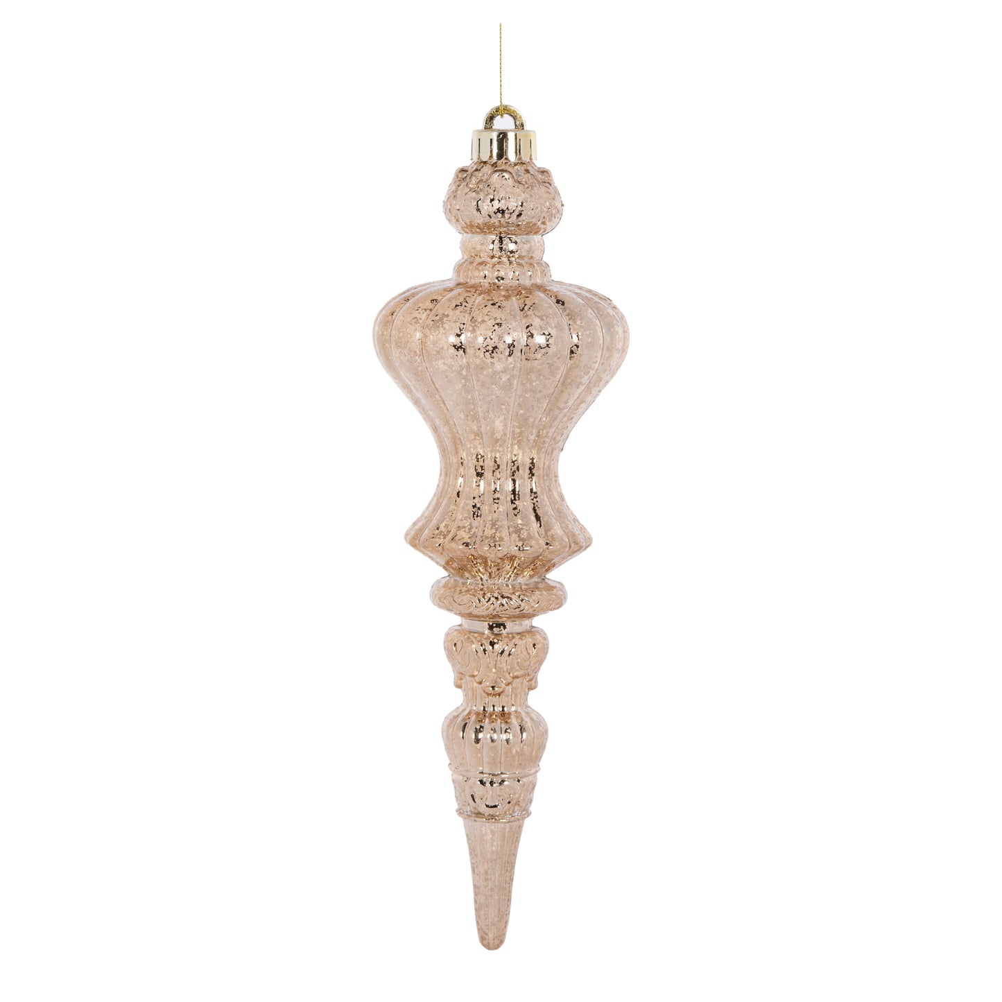 Champagne Mercury Crown Finial