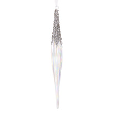Load image into Gallery viewer, 30.5Cm Silver Iced Crystal Hanging
