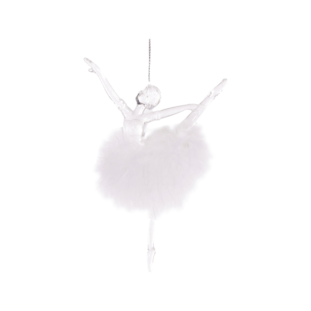Posing Ballerina In Dress Ornament
