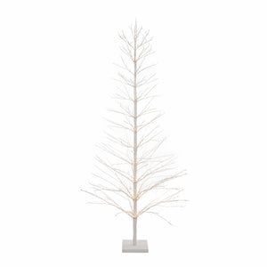 210 CM LED WHITE SPARKLE TREE