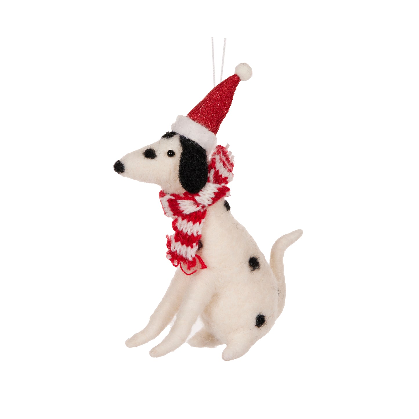 Wool Dalmation With Scarf