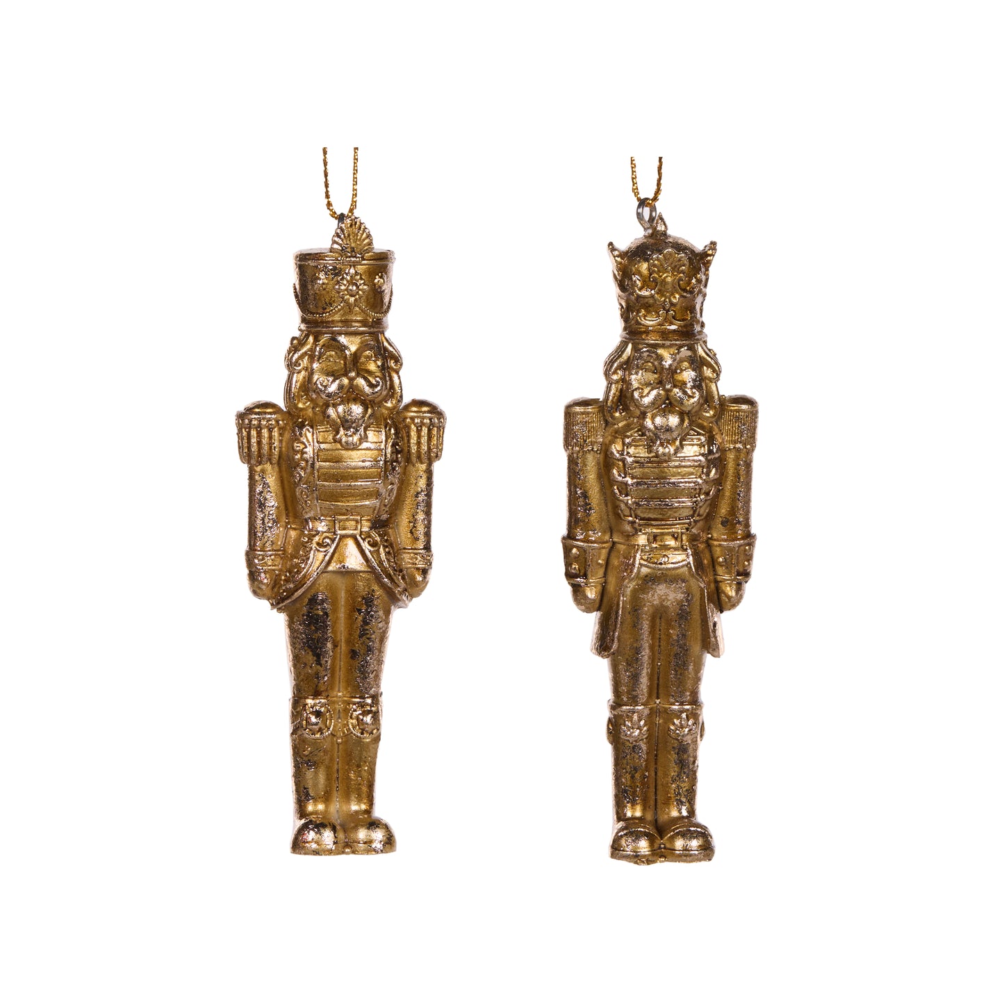 Metallic Nutcracker Hanging