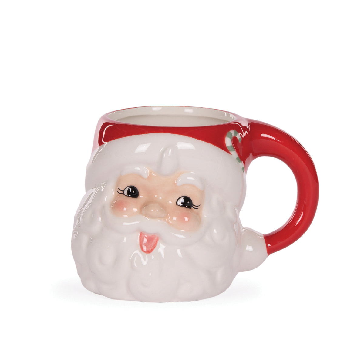 RED VINTAGE SANTA MUG