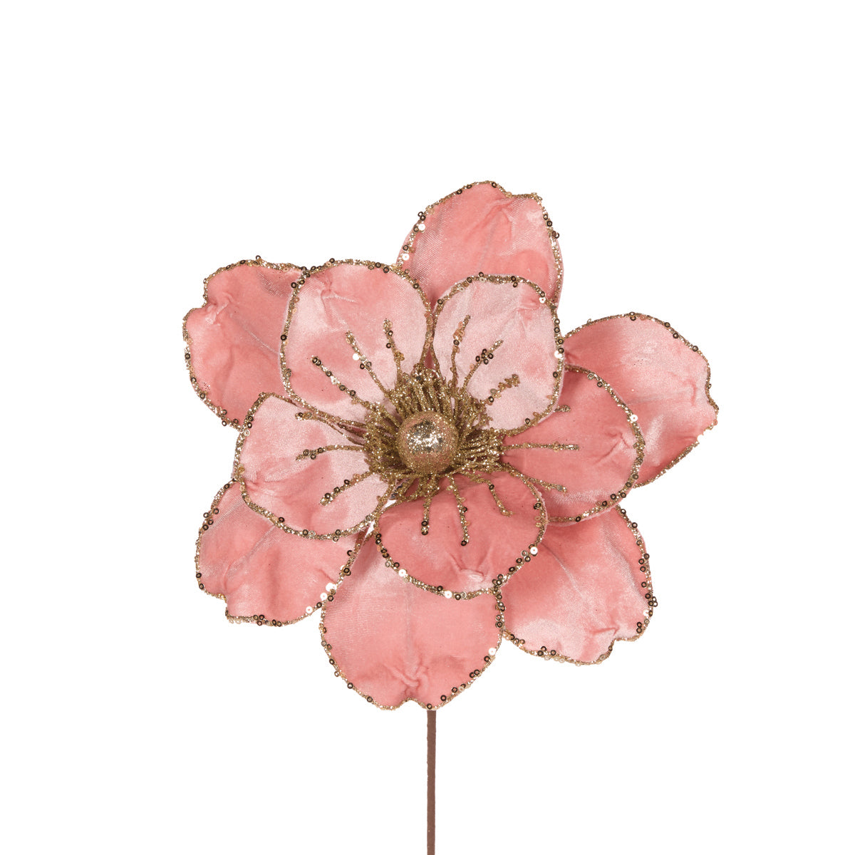 MEDIUM PINK VELOUR MAGNOLIA