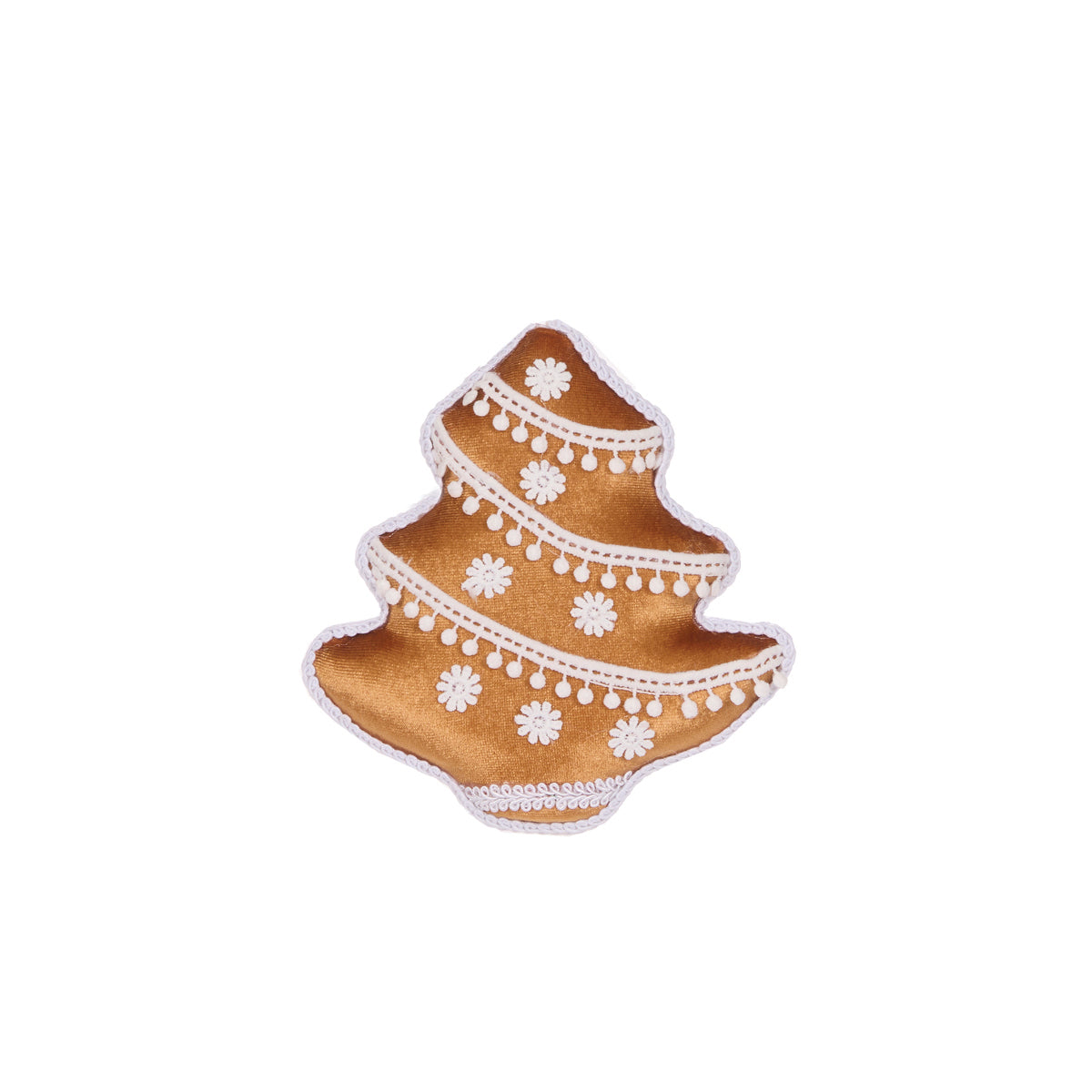 LACE GINGERBREAD TREE ORNAMENT