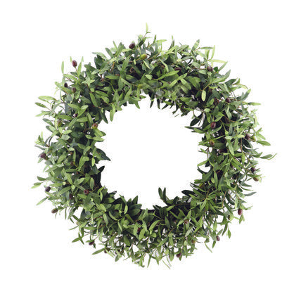 80 CM LUXE OLIVE FOLIAGE WREATH