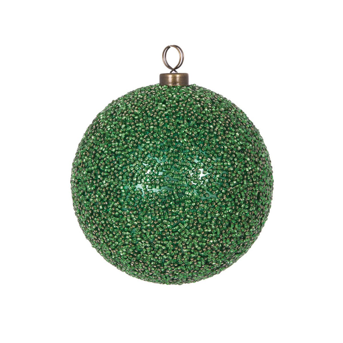 10 CM GREEN CAVIAR BAUBLE