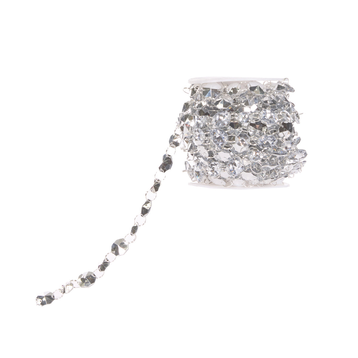 900 CM SILVER GEM GARLAND