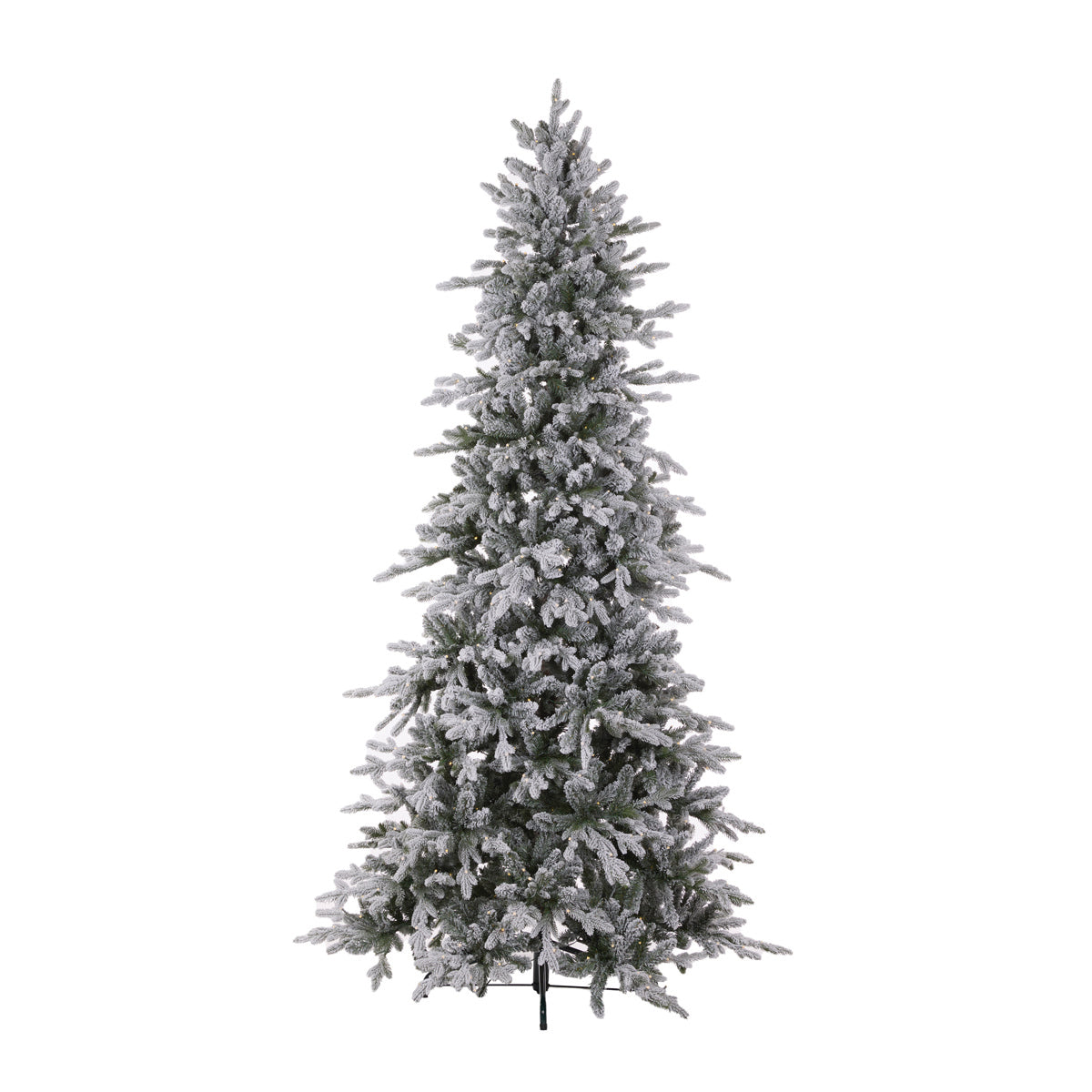7.5 FT SLIM NORWEGIAN FIR SNOW TREE - 480 LED