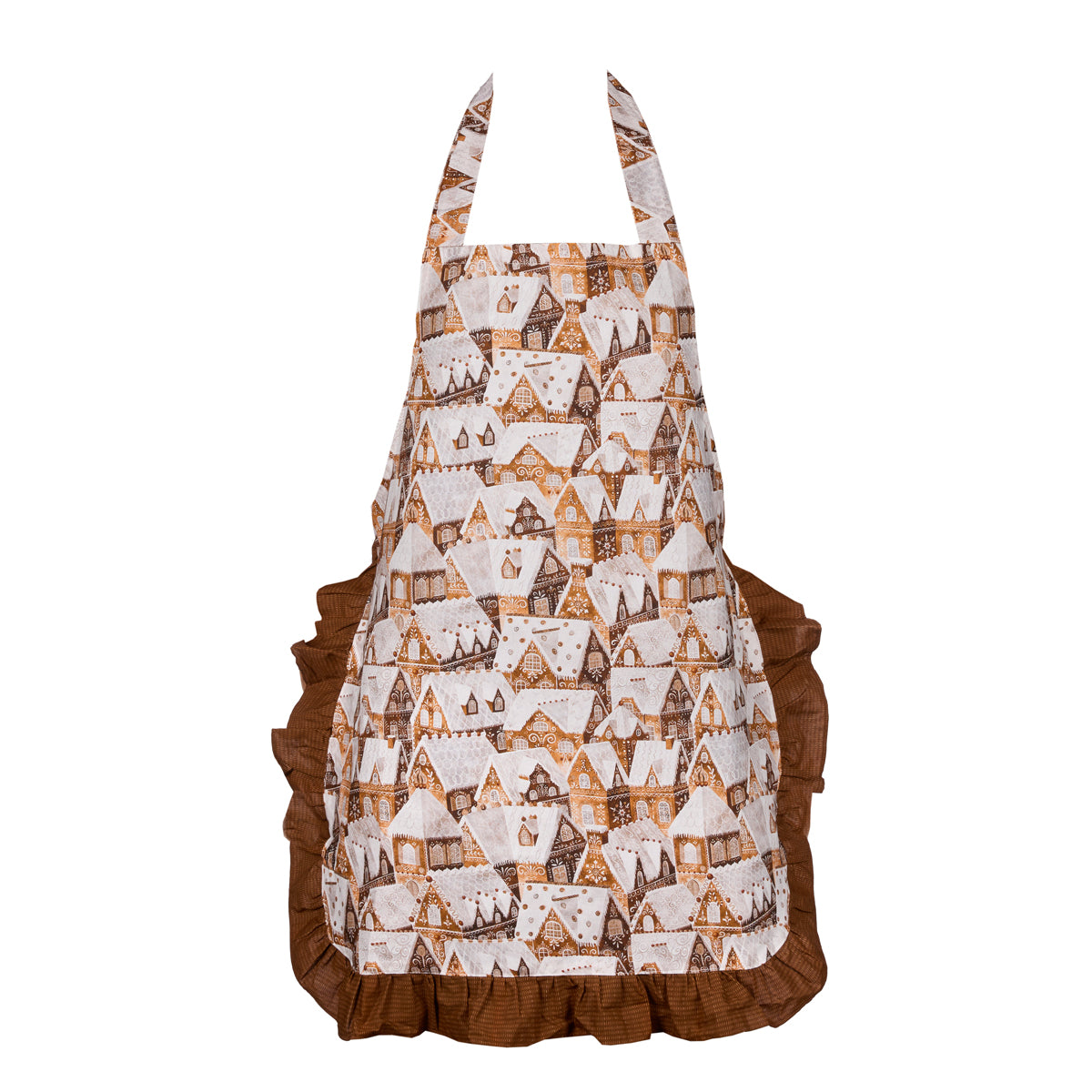 GINGERBREAD SPICE COTTON APRON