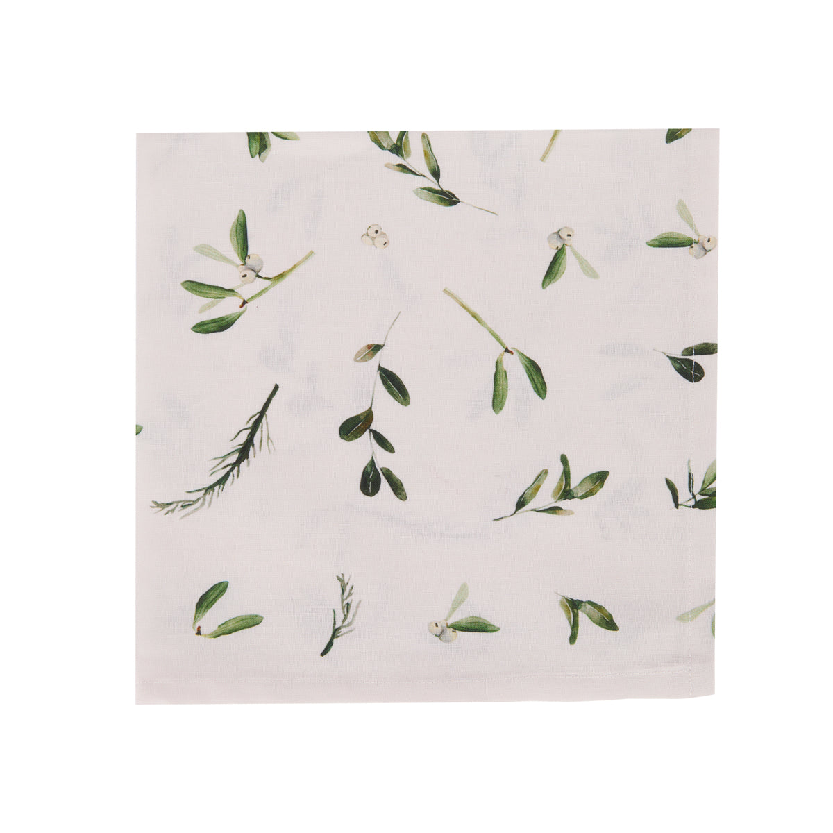 SET/4 EVERGREEN COTTON NAPKINS