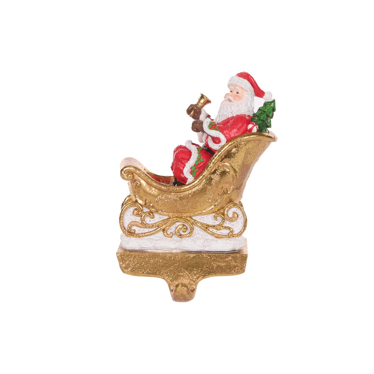 Santa Sleigh Stocking Holder