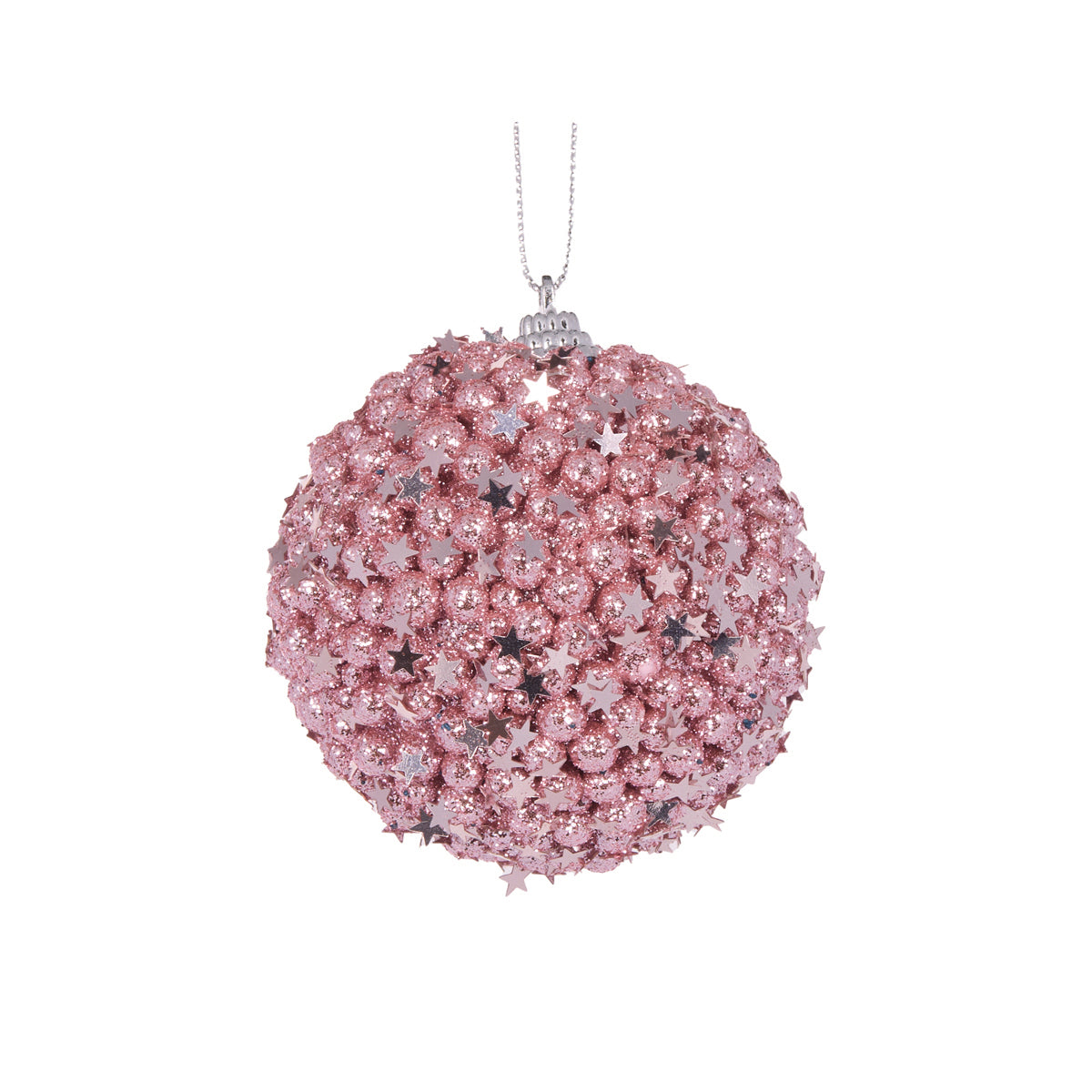 MINI PINK STARS BAUBLE