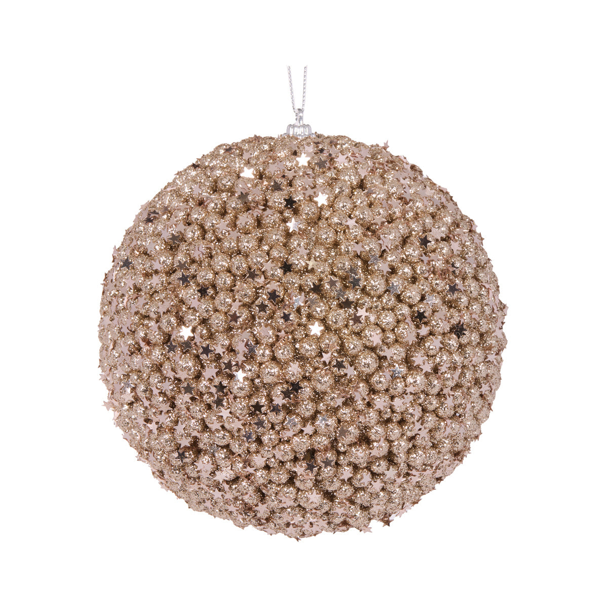 XL CHAMPAGNE STARS BAUBLE