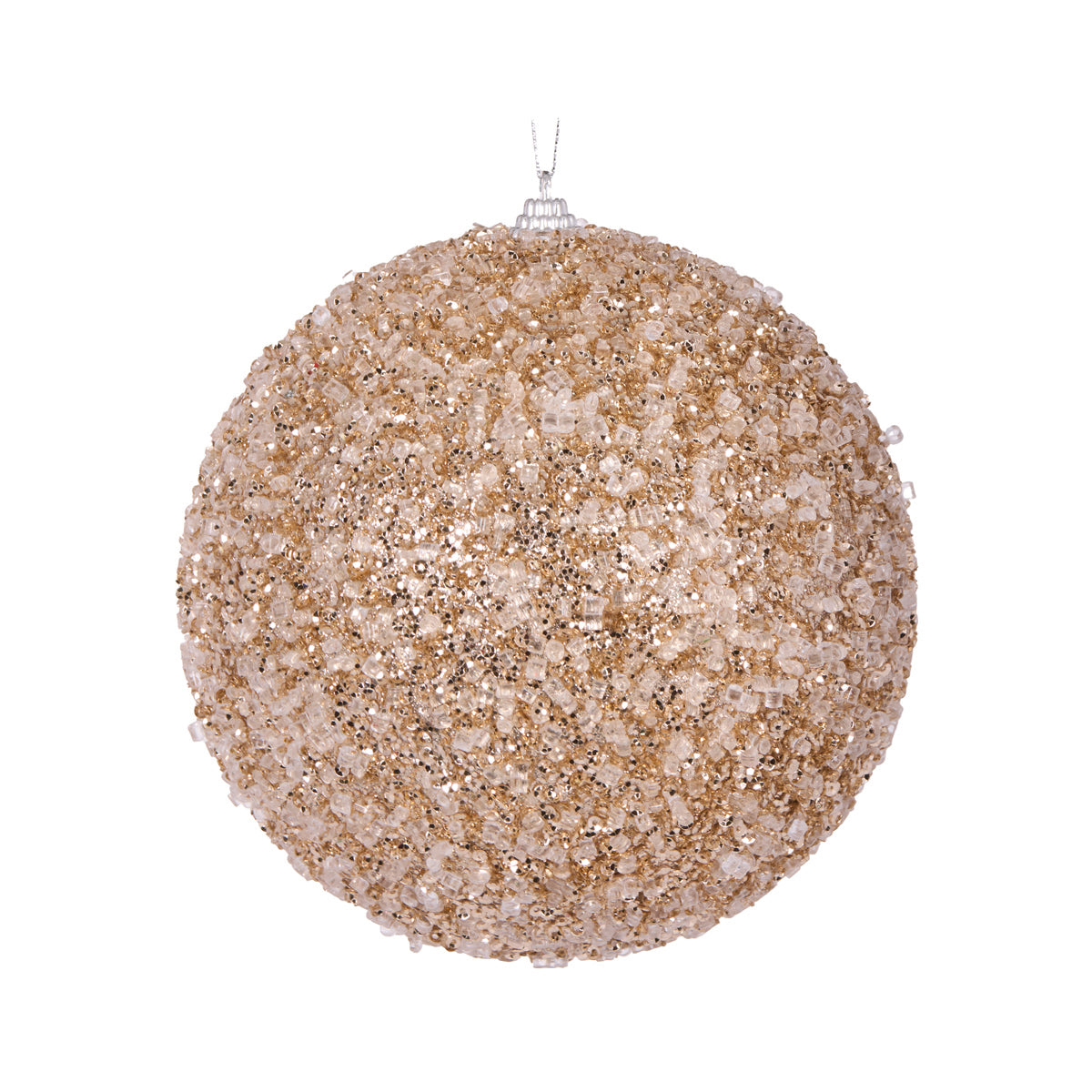 XL CHAMPAGNE CRYSTALS BAUBLE