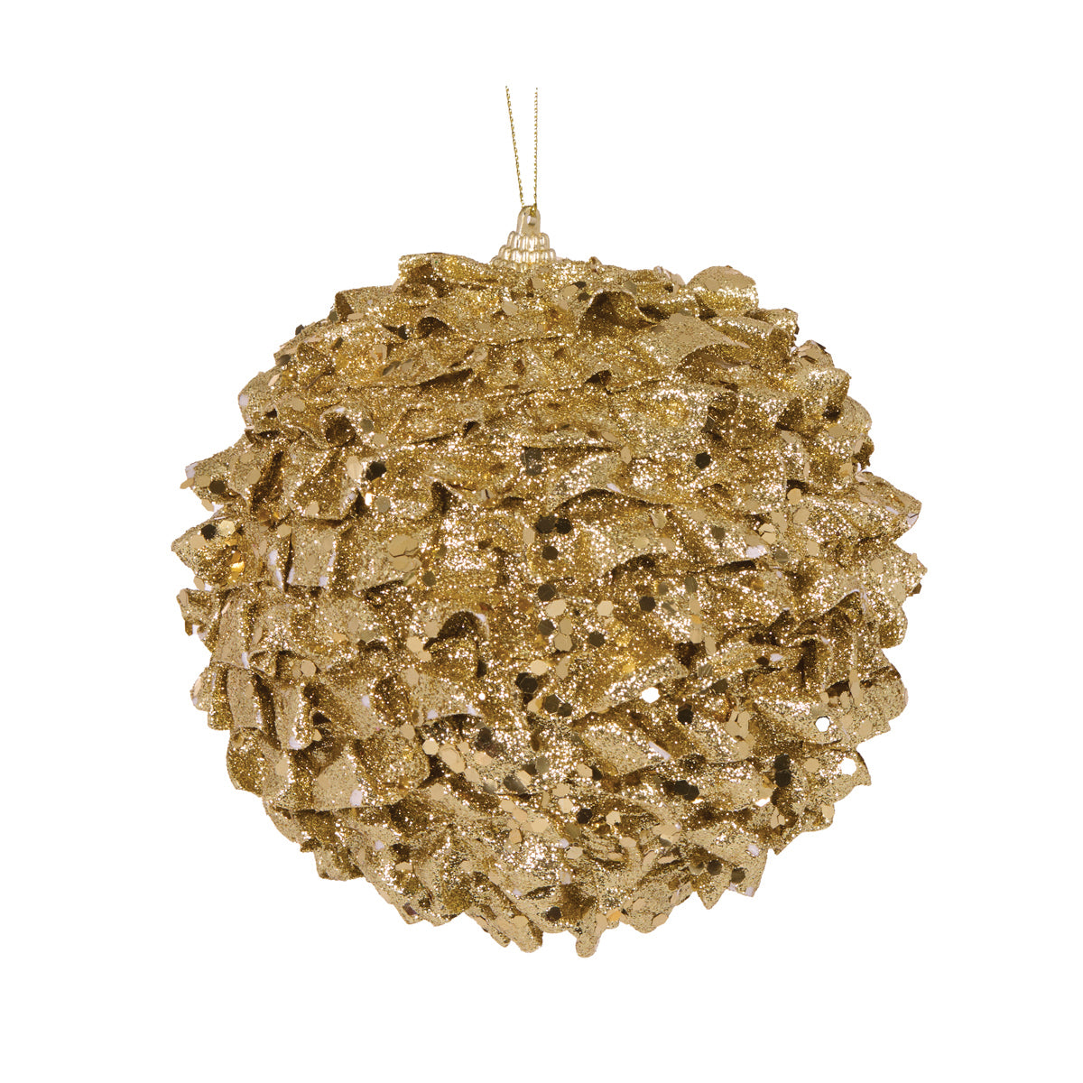 XL GOLD RUFFLES BAUBLE
