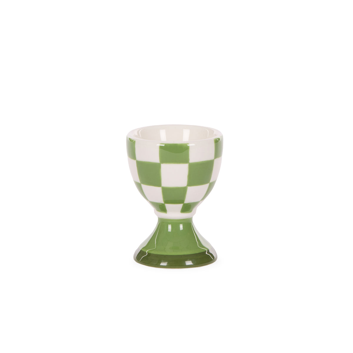 VERDANT CHECK EGG CUP