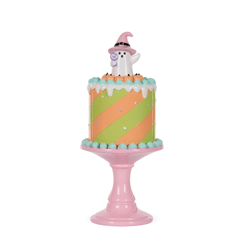 PASTEL GHOST CAKE ON STAND
