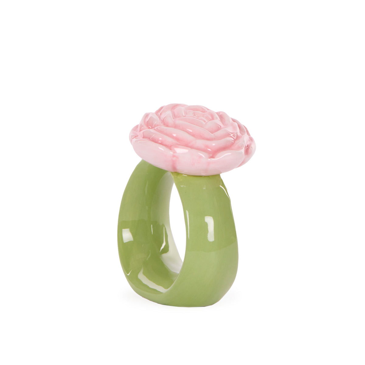 PINK RANUNCULUS NAPKIN RING