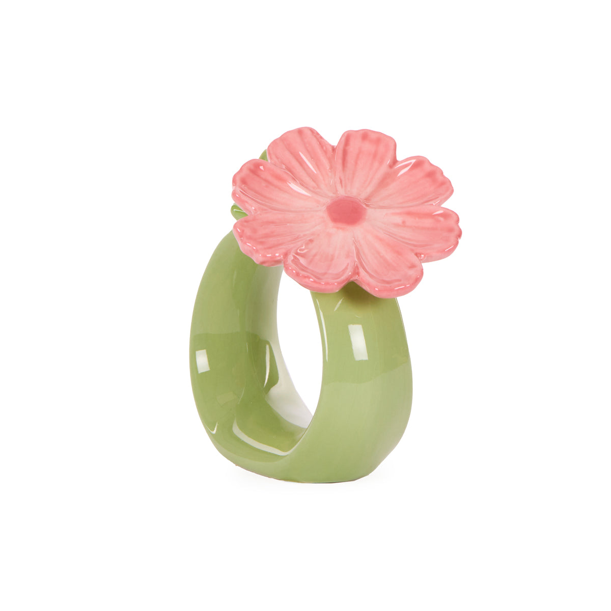 PINK COSMOS NAPKIN RING