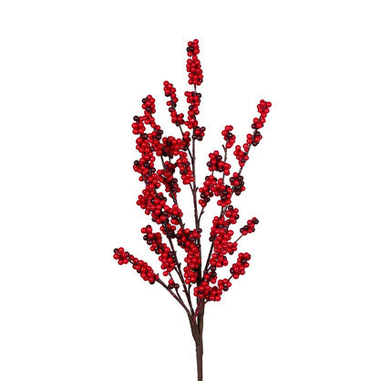 85cm Red Berry Spray