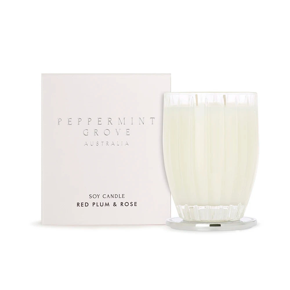 Red Plum & Rose Candle 370g
