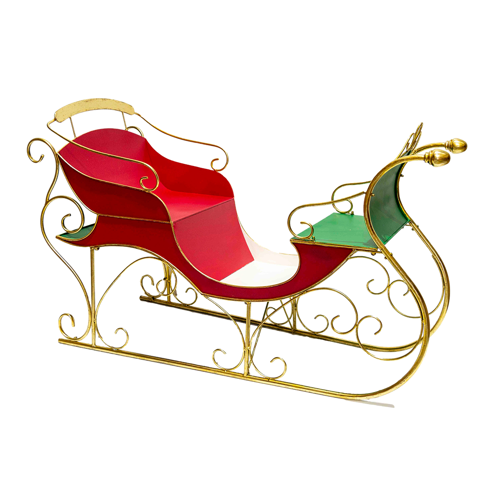 RED SANTA SLEIGH
