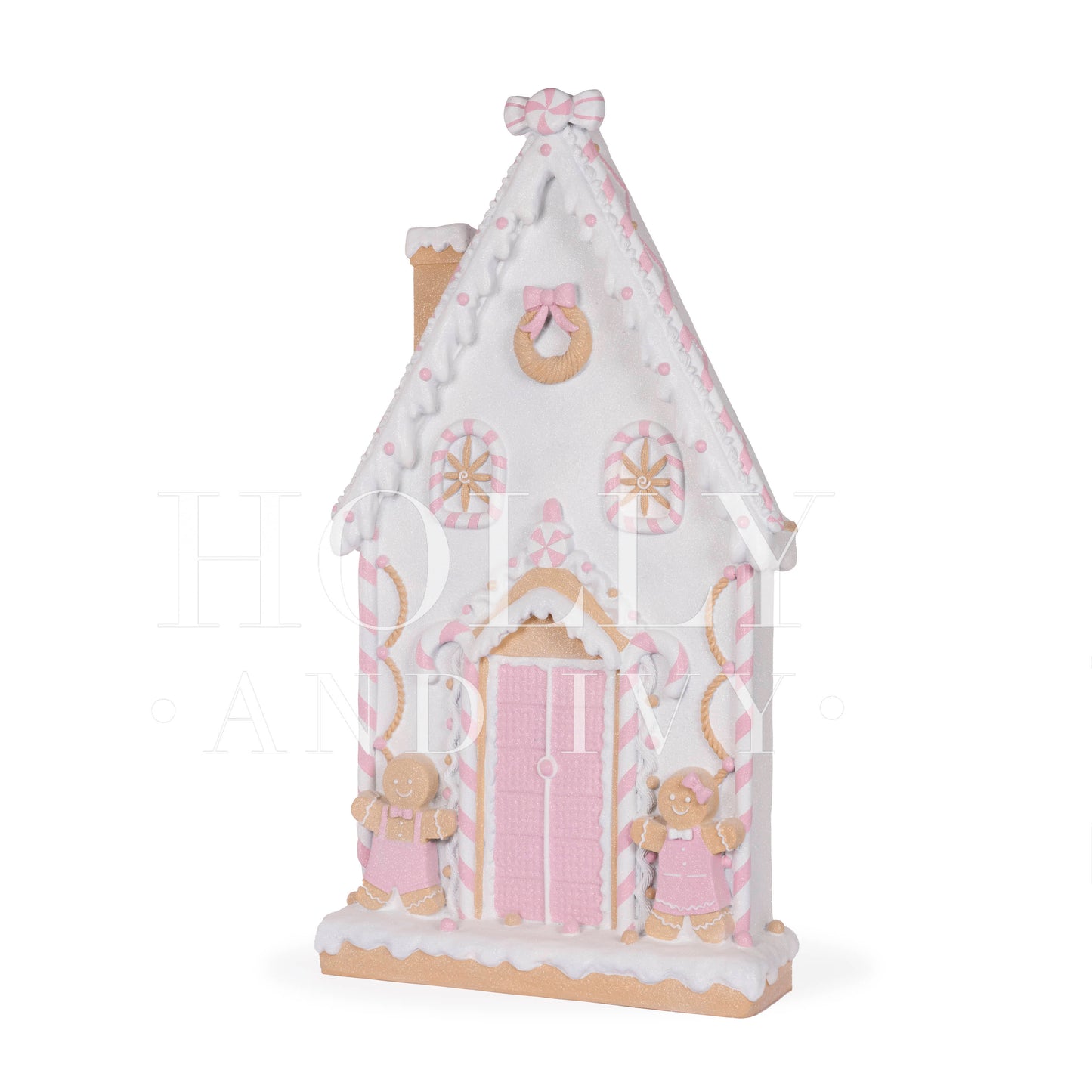 93 CM PINK GINGERBREAD FAÇADE