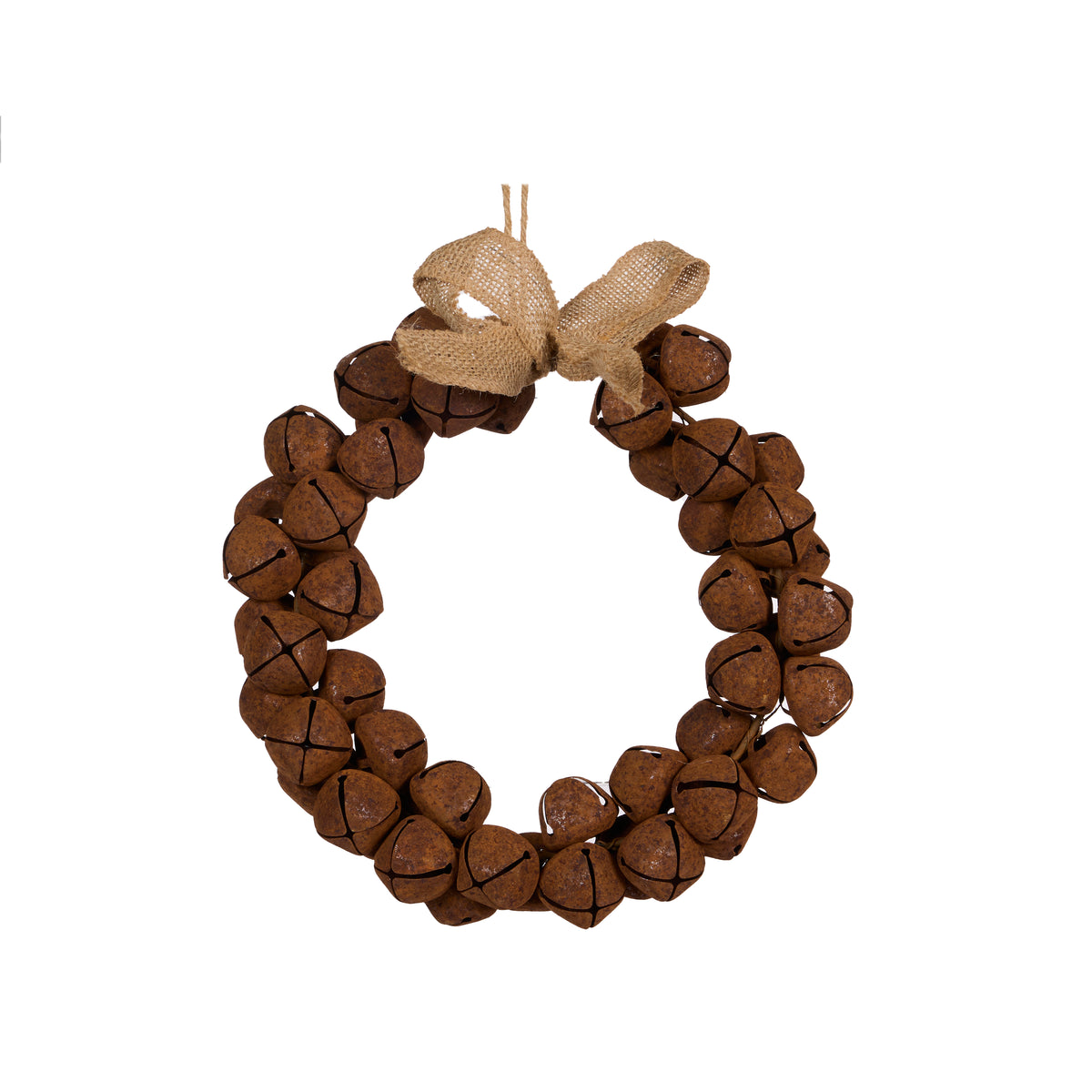 Rust Bell Hanging Wreath