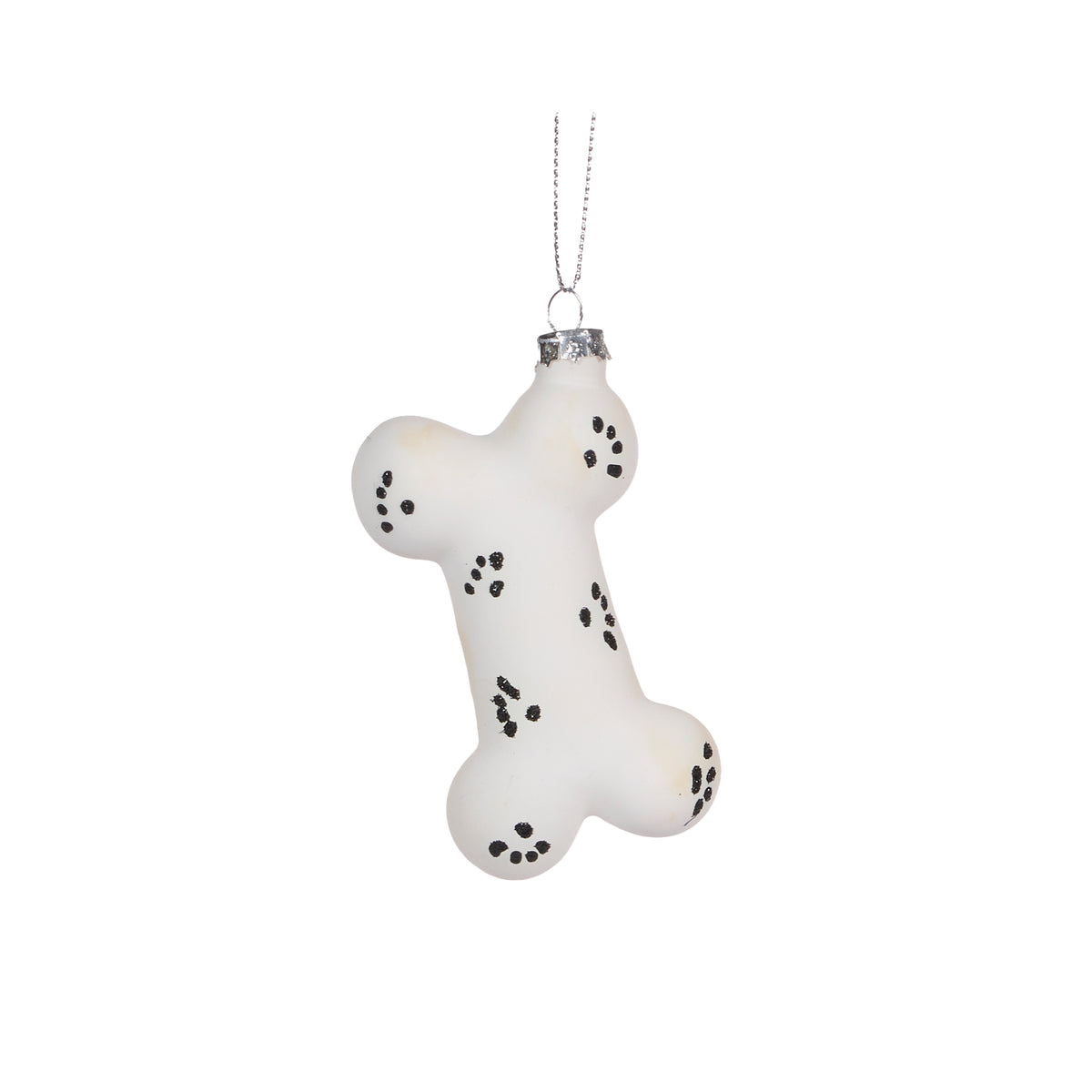 Bow Wow Glass Ornament