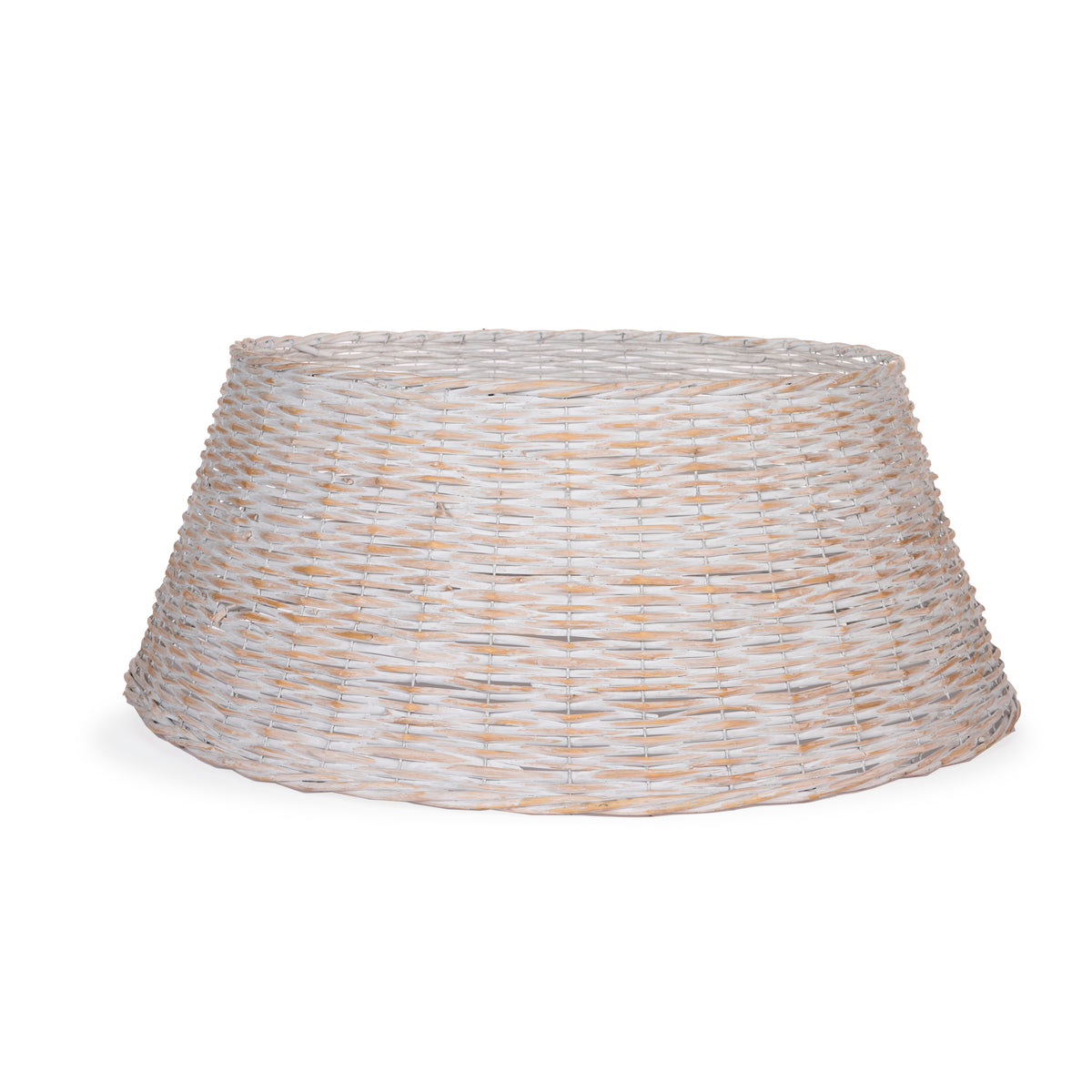 87cm White Willow Xmas Tree Skirt