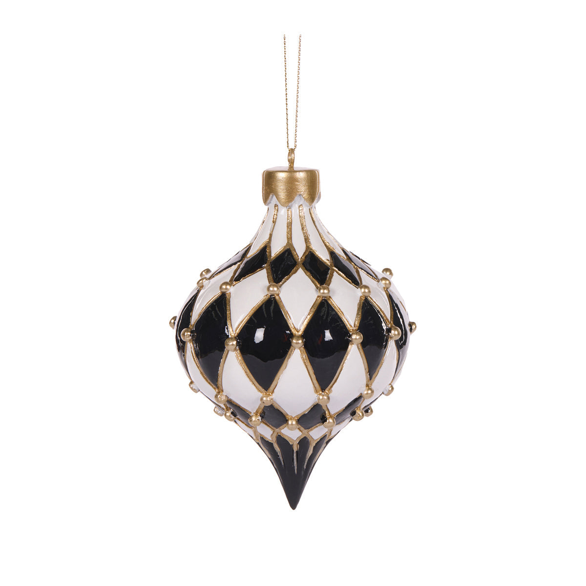 Quilted Harlequin Onion Bauble