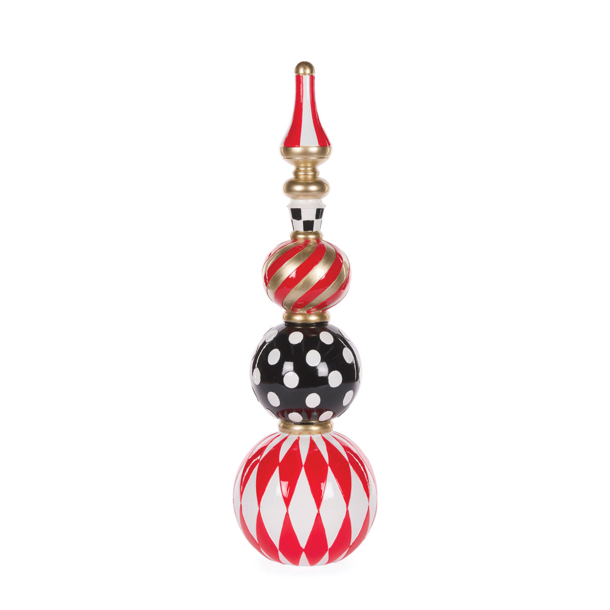 62 CM TIERED GEOMETRIC FINIAL