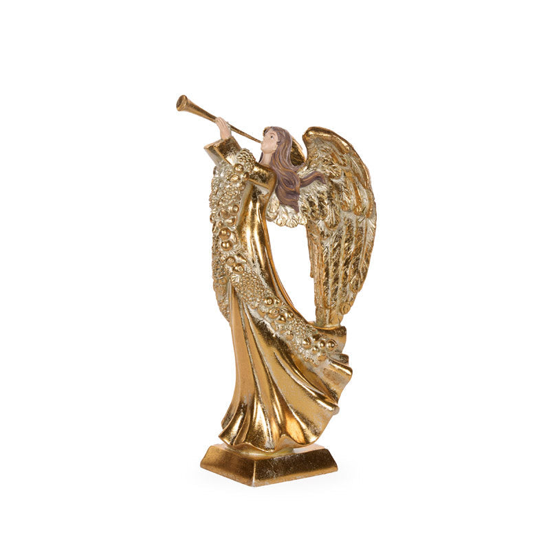 32cm Gold Trumpeting Angel
