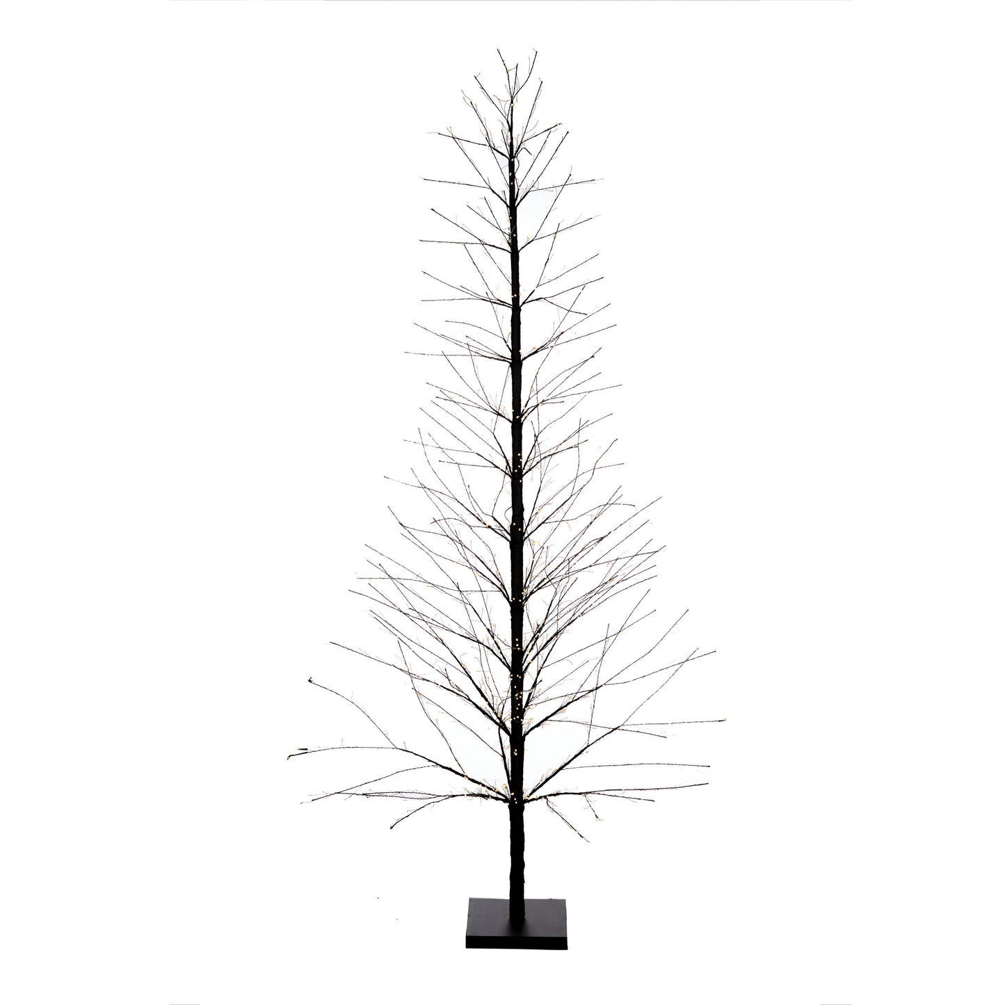 210cm LED Black Sparkle Tre