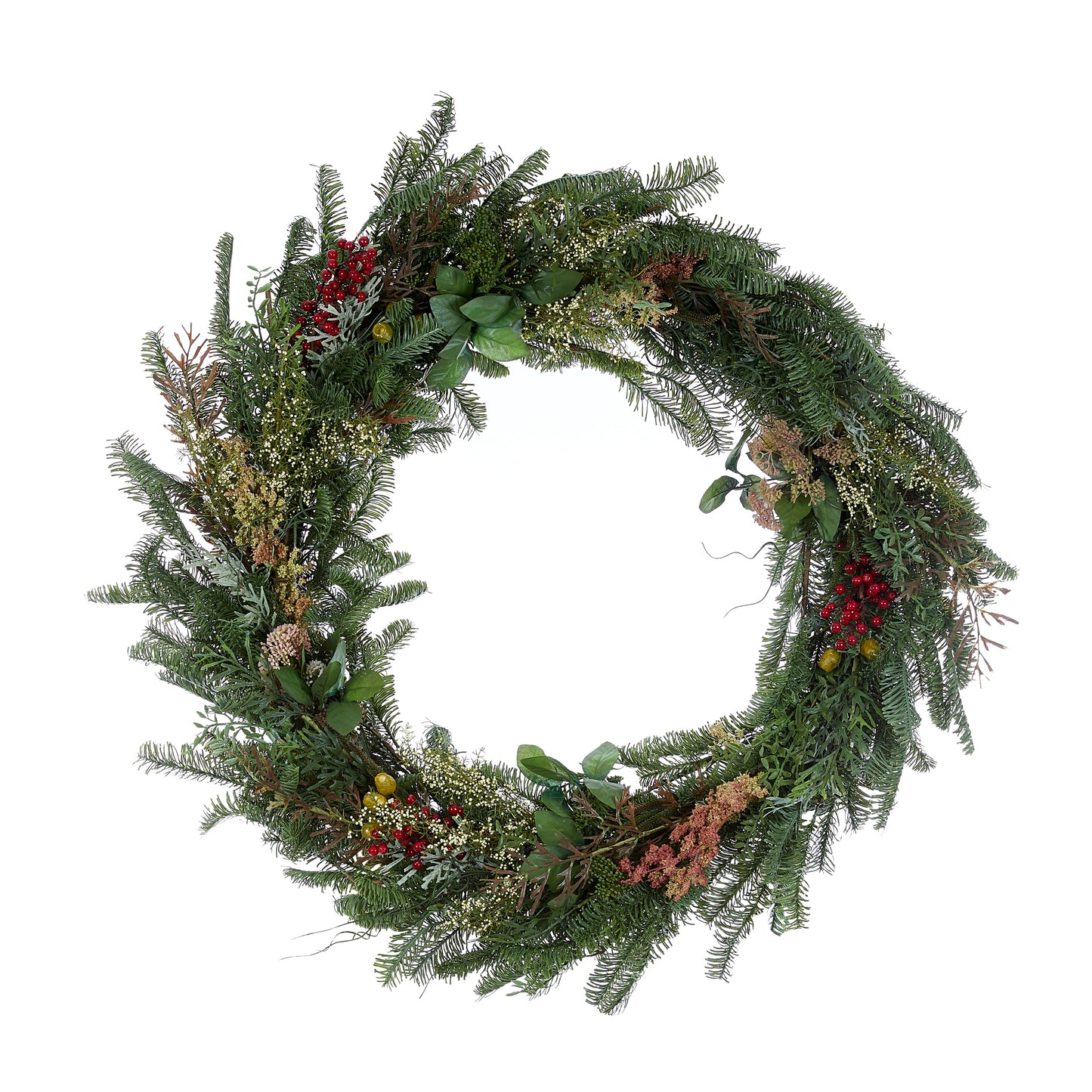 100cm Flora Wreath With Gumnuts
