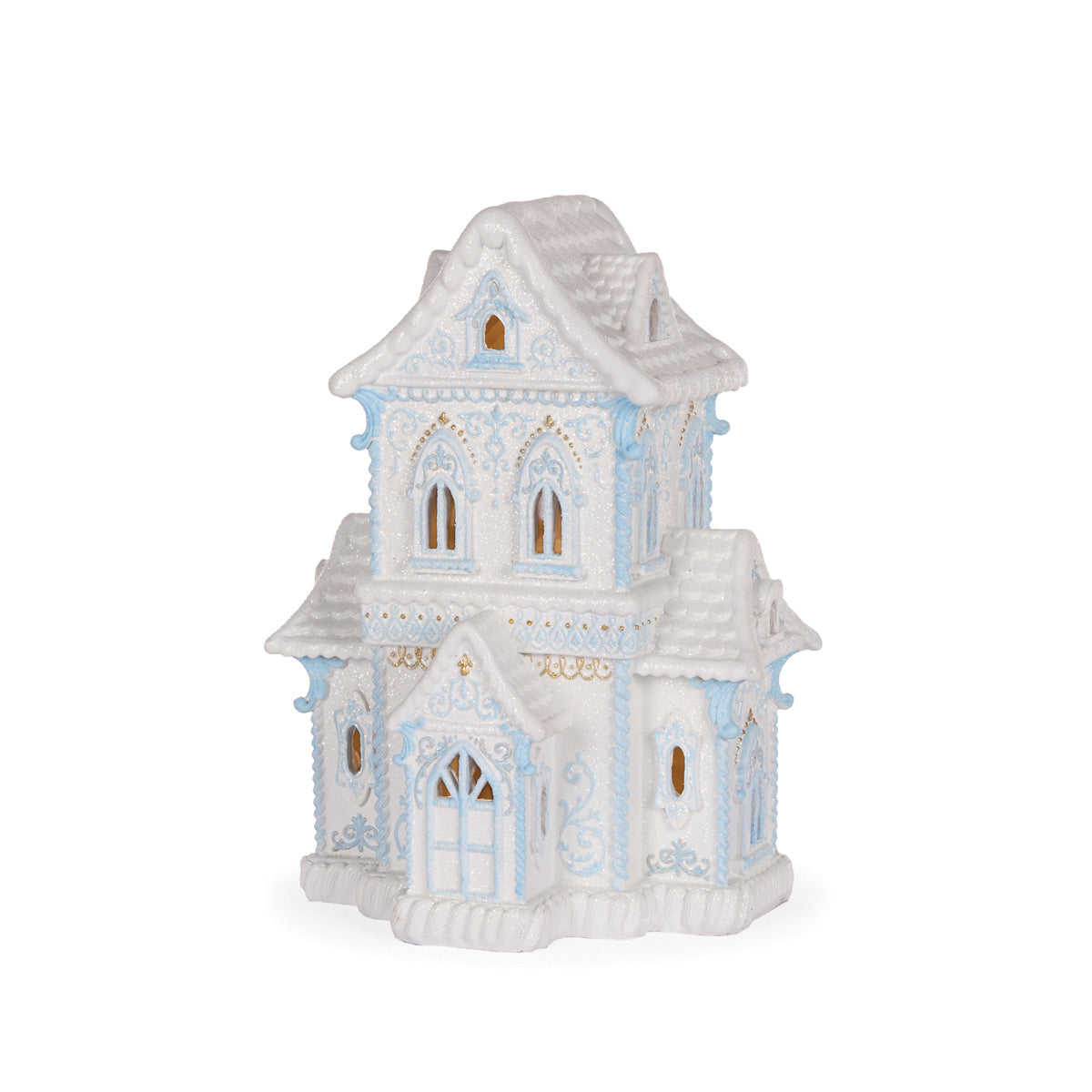 LED FROSTY BLUE MANSION