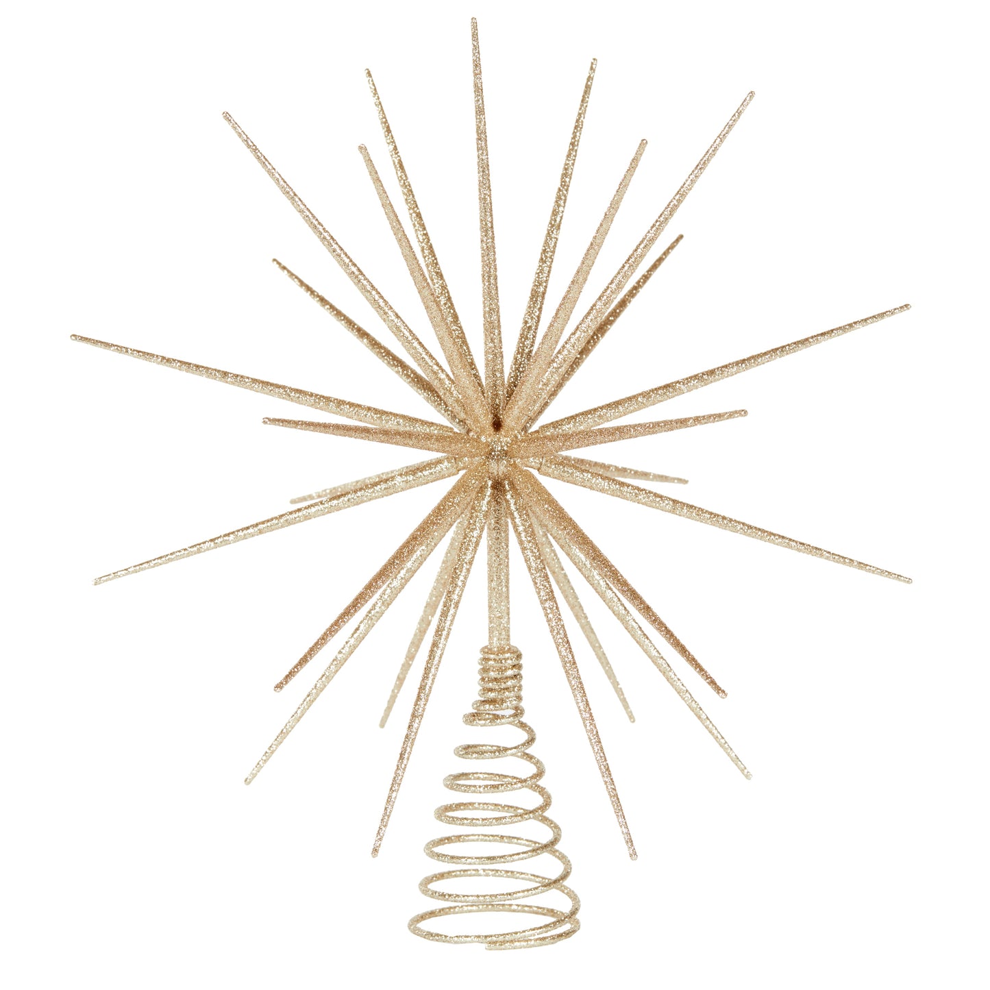 3D Starburst Tree Topper Champagne