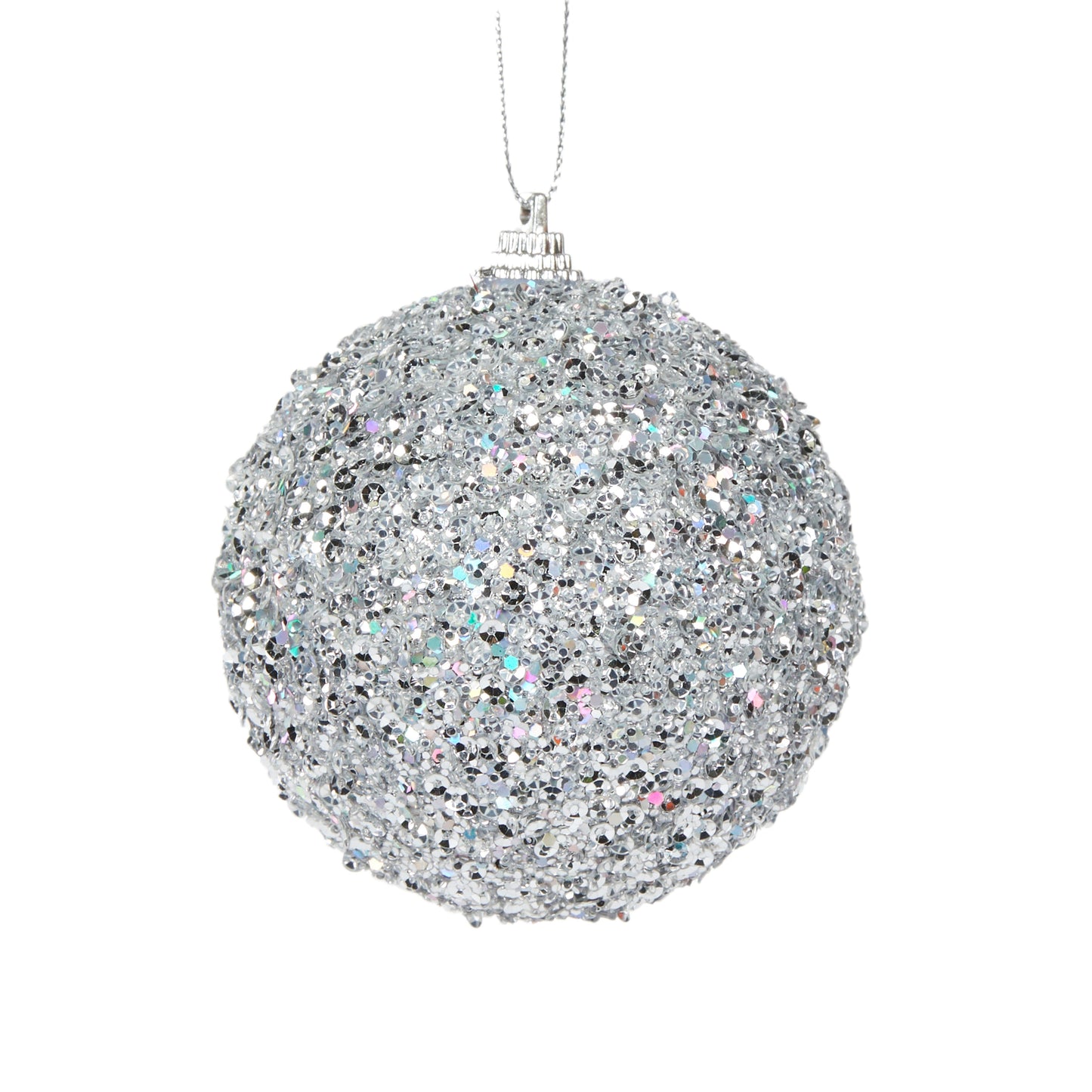 Silver Sugar Bauble