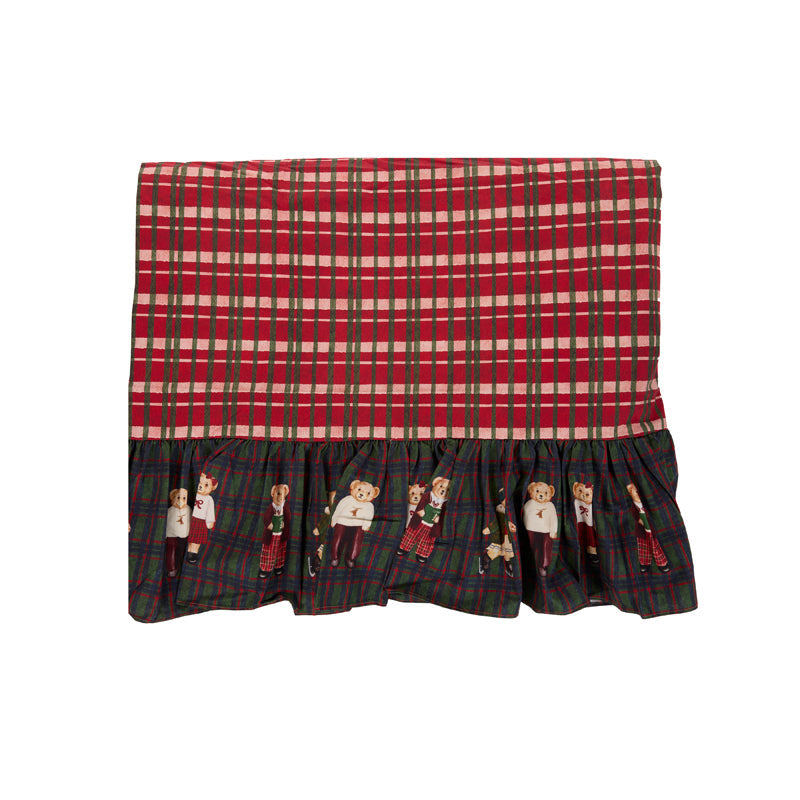 Tartan Teddy Tablecloth