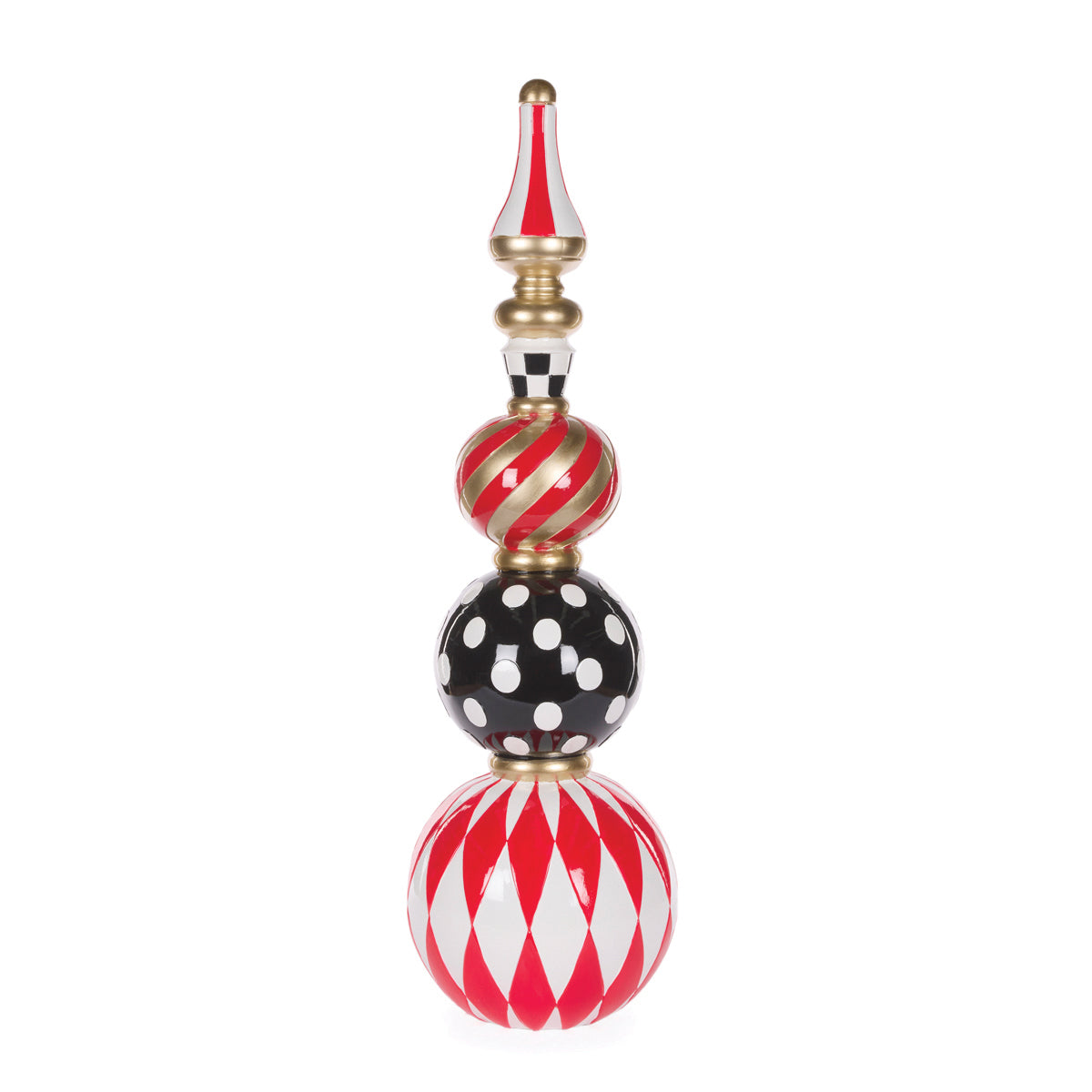 92 CM TIERED GEOMETRIC FINIAL