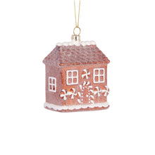 Load image into Gallery viewer, Retro Gingerbread House Ornament
