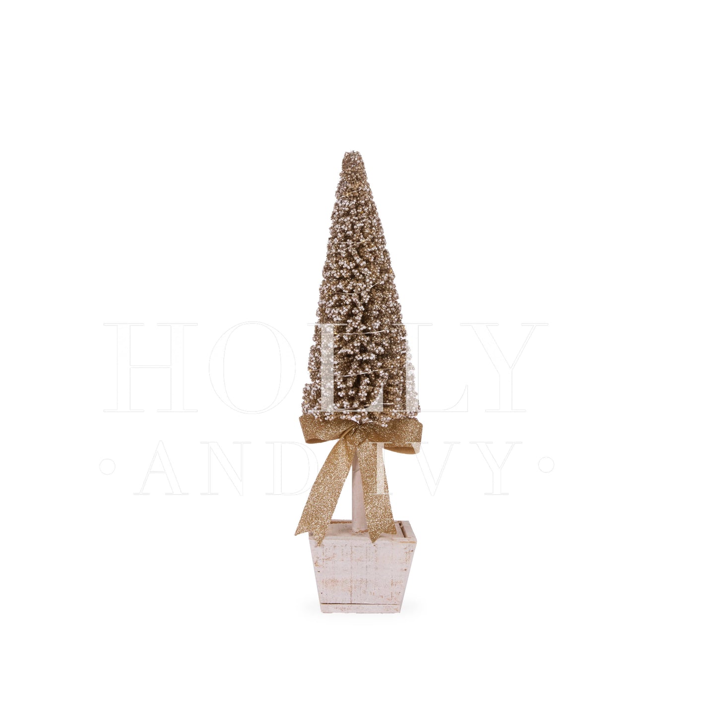 MEDIUM CHAMPAGNE TOPIARY TREE