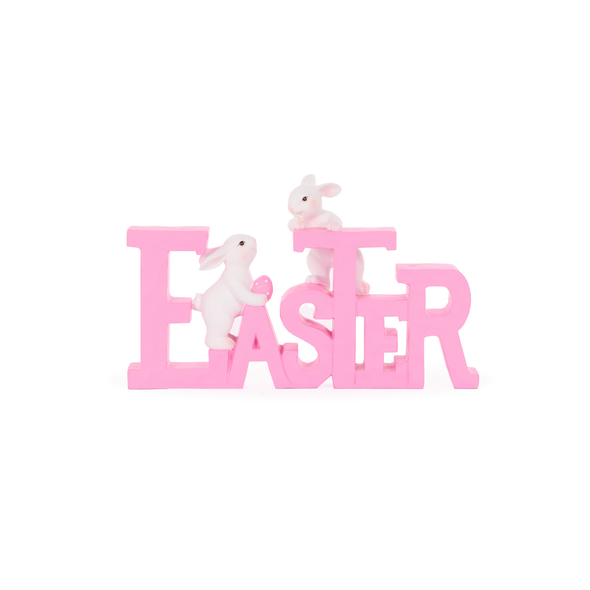 PINK BUNNIES EASTER SIGN