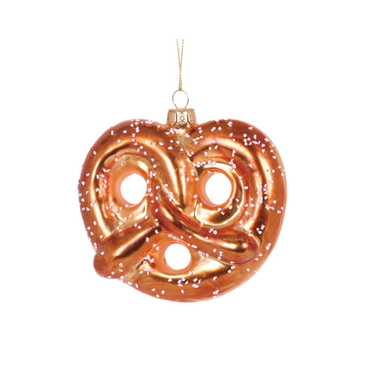 Retro Pretzel Ornament