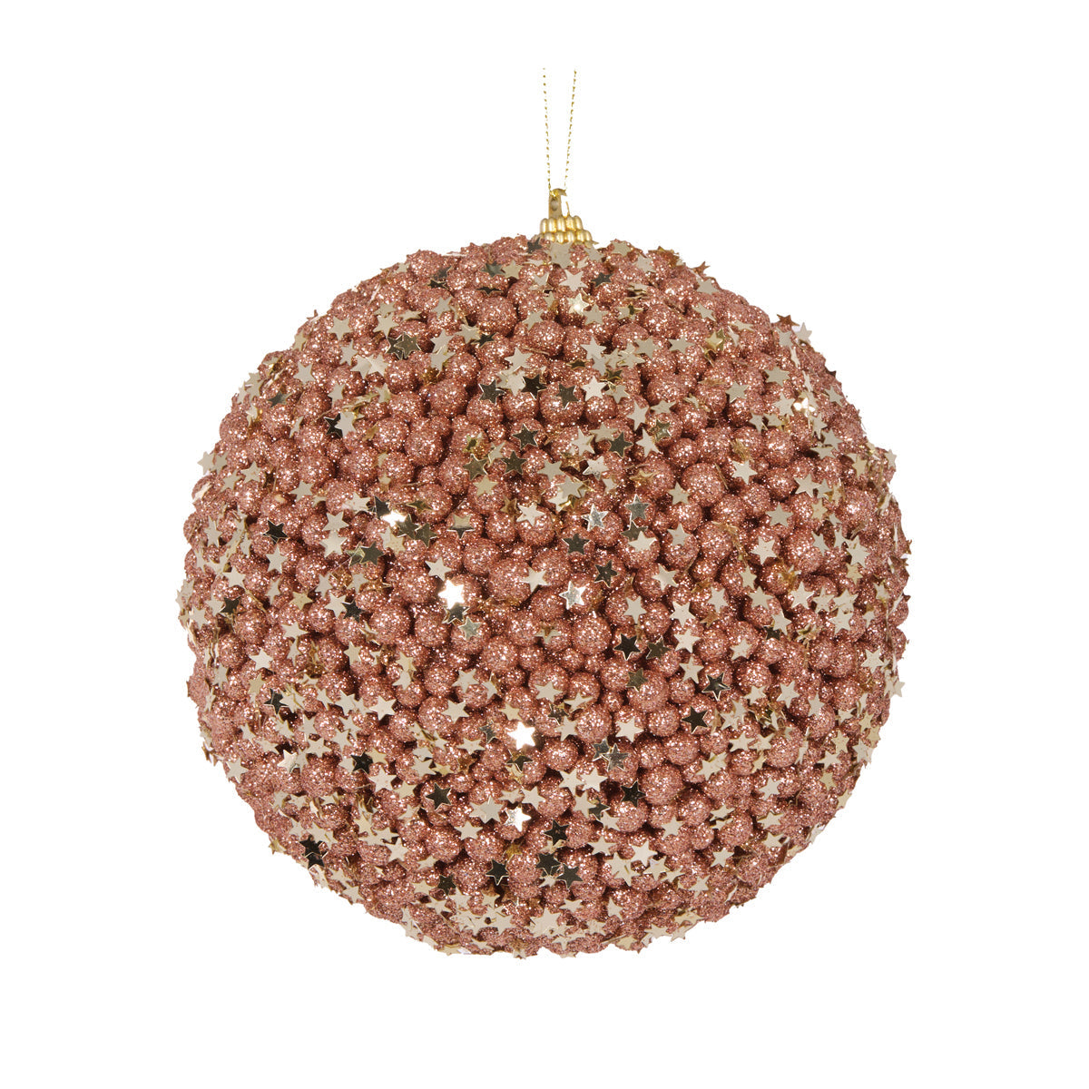 XL Copper Stars Bauble