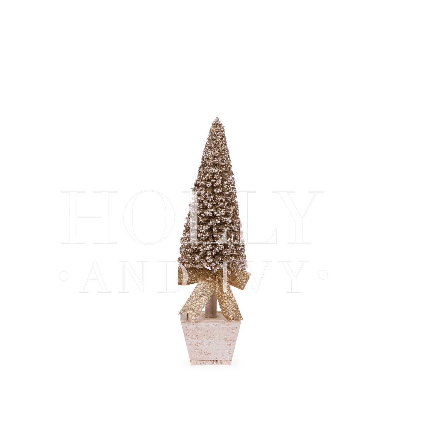 SMALL CHAMPAGNE TOPIARY TREE