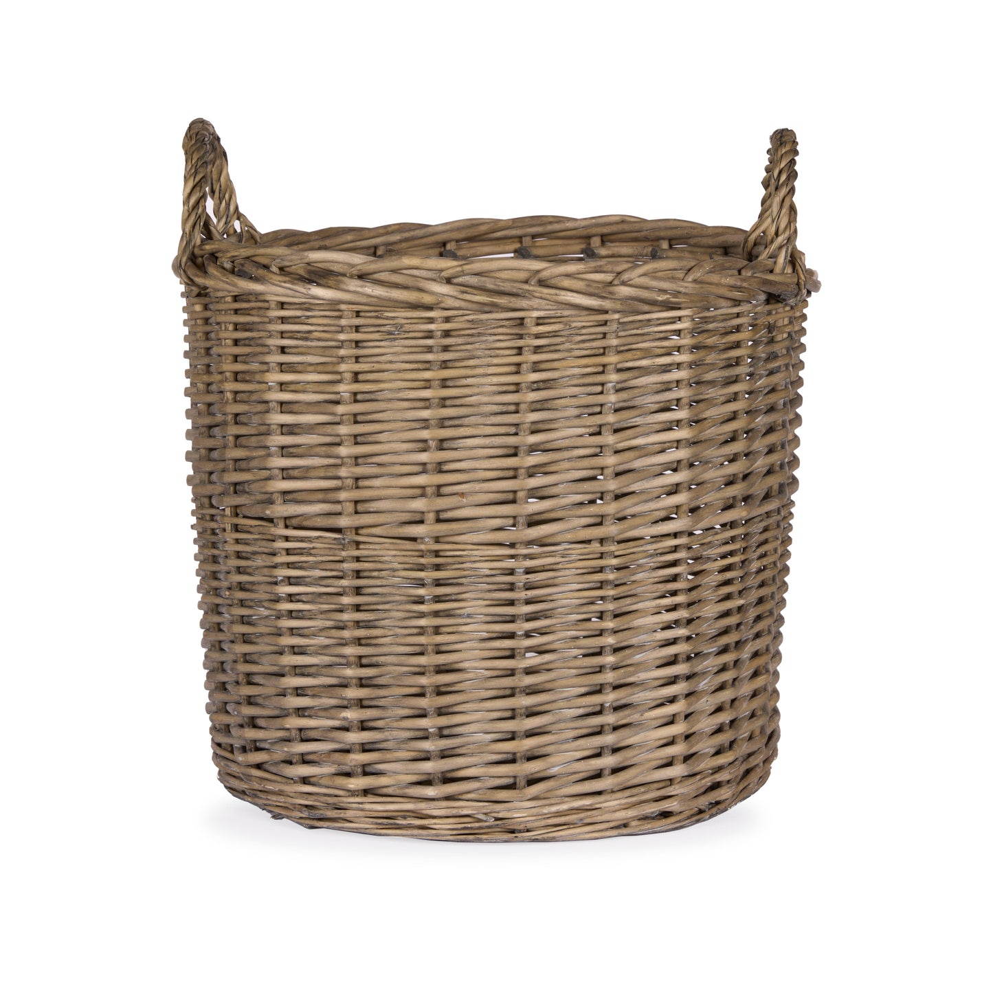 LARGE GREY WILLOW BASKET