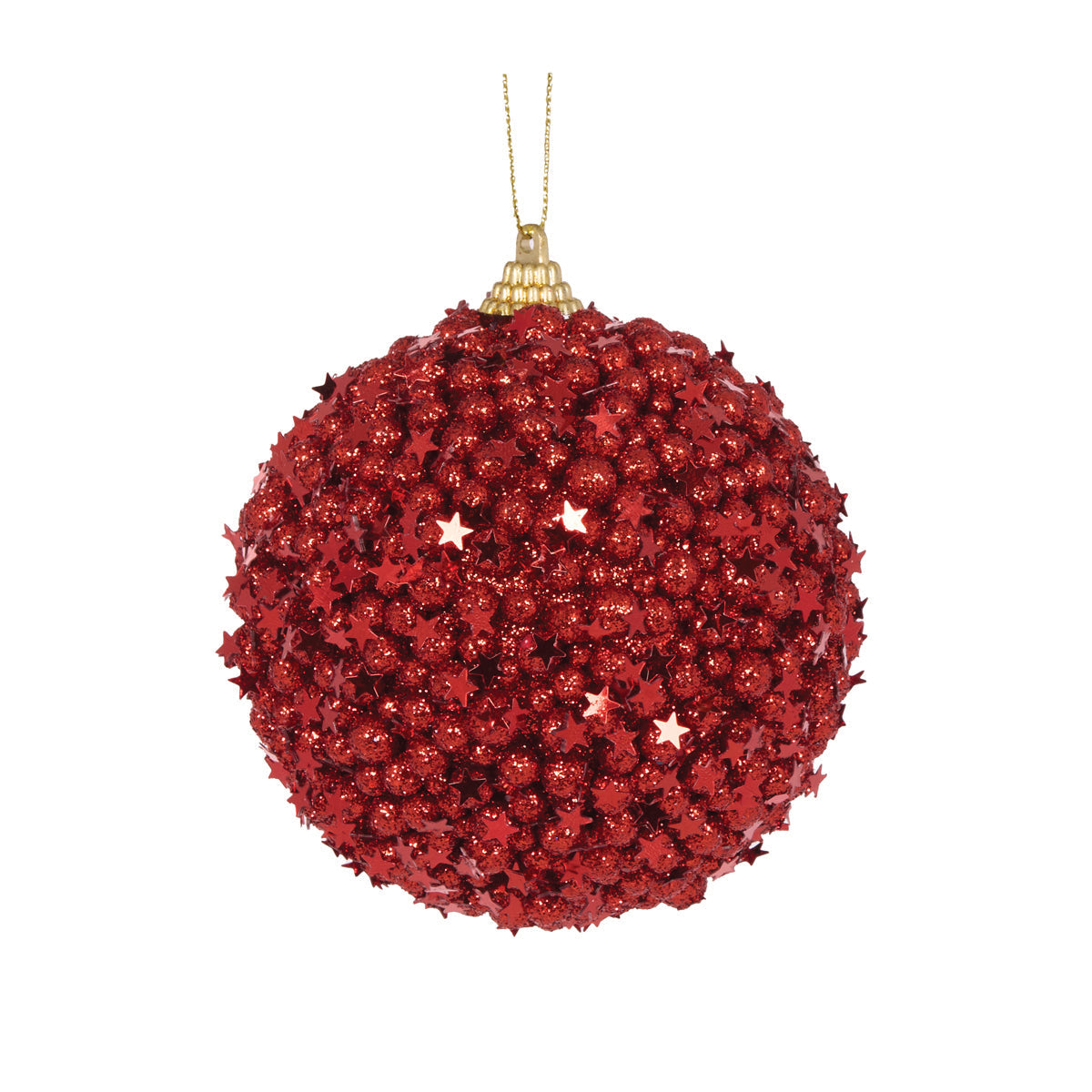 Red Stars Bauble